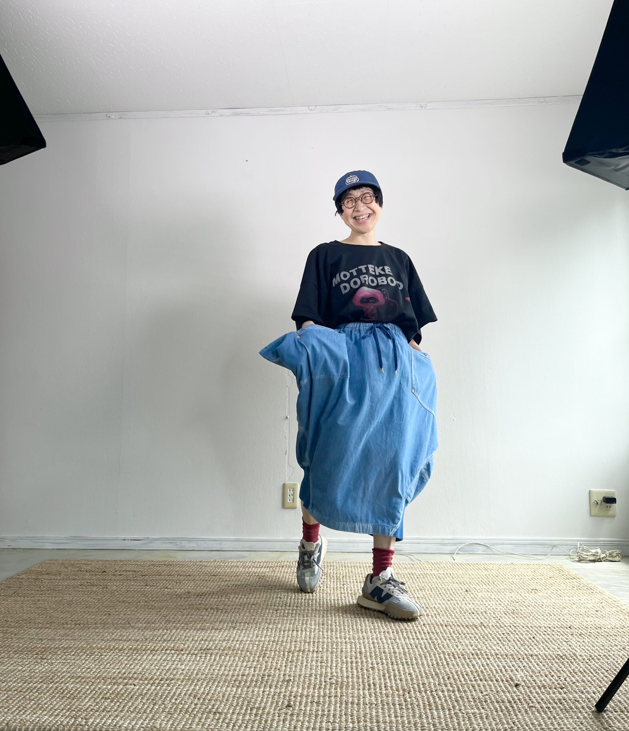 新商品】オーガニックハニカムデニムスカート数量限定予約開始