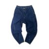 new Round Shape Denim Pants /  Indigo  [Now in Stock!]