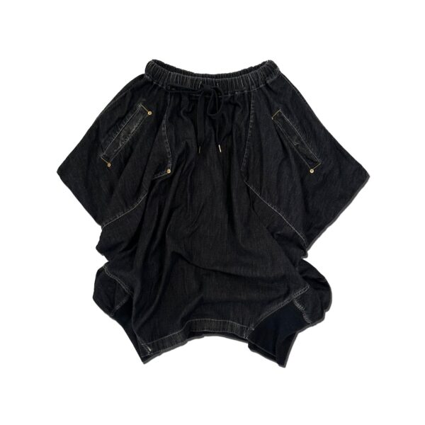 HONEYCOMB SHAPES SKIRT Black  [Limited Quantity Reservation item]