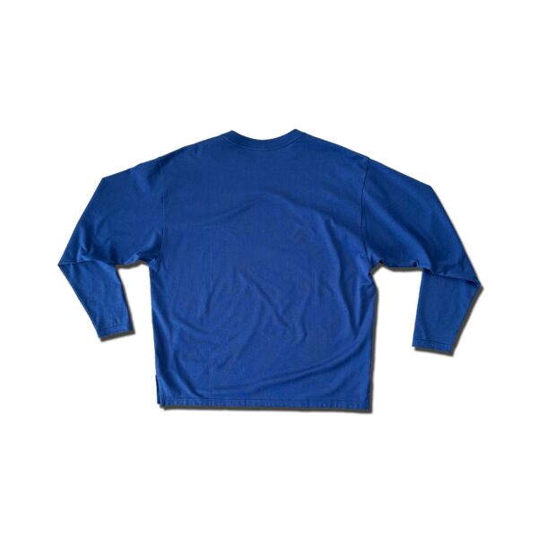 Motteke Droboo!Long Sleeve T-shirt Straight Blue  [Now in Stock!] - 画像 (6)