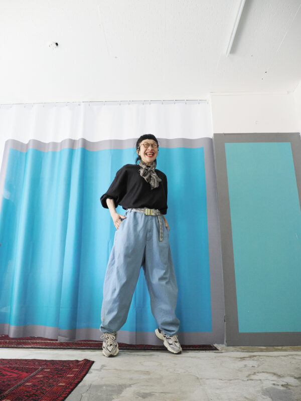 Silk Twisted Rope scarf Khaki [Now in Stock!] - 画像 (6)