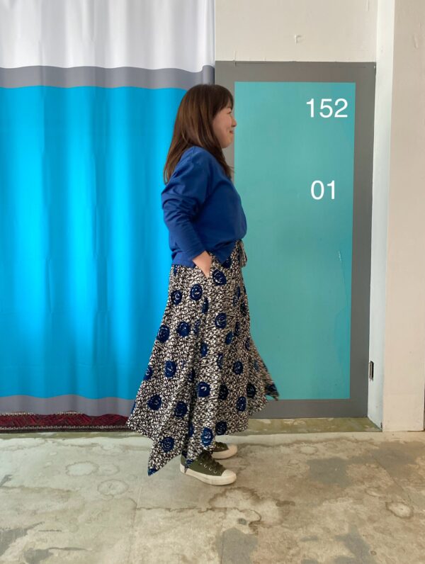 Motteke Droboo!Long Sleeve T-shirt Straight Blue  [Now in Stock!] - 画像 (32)