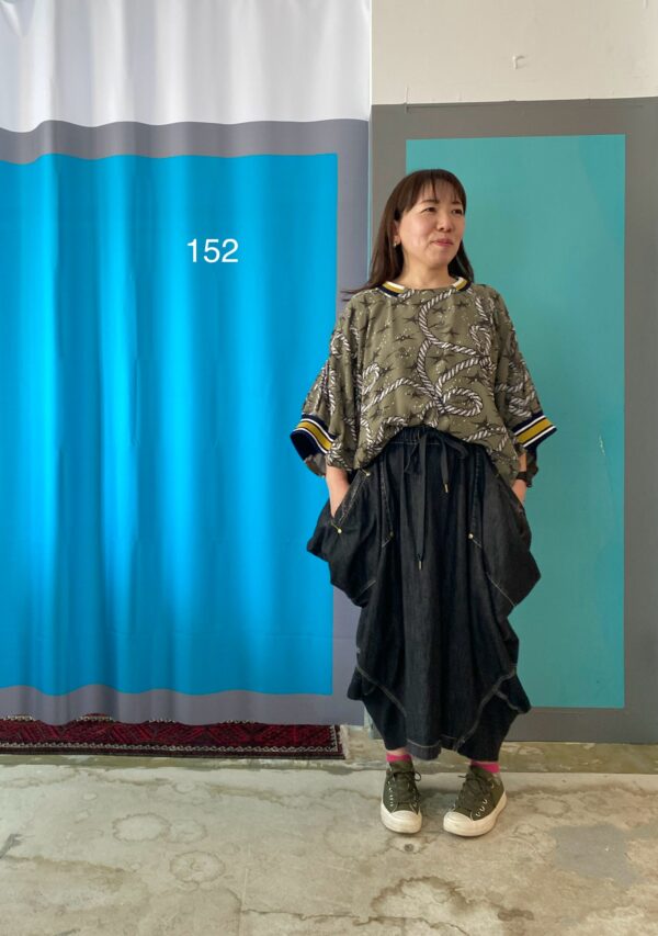 Twisted Rope pattern short TOP Khaki [Limited time Reservation Product] - 画像 (20)