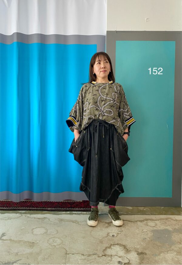 Twisted Rope pattern short TOP Khaki [Limited time Reservation Product] - 画像 (21)