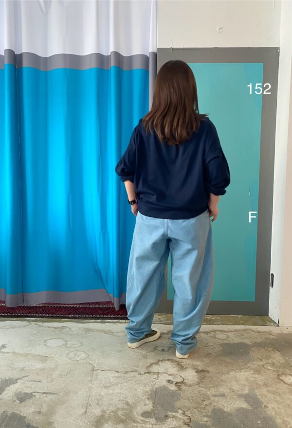 new Round Shape Denim Pants / elegant Pale blue  [Now in Stock!] - 画像 (74)