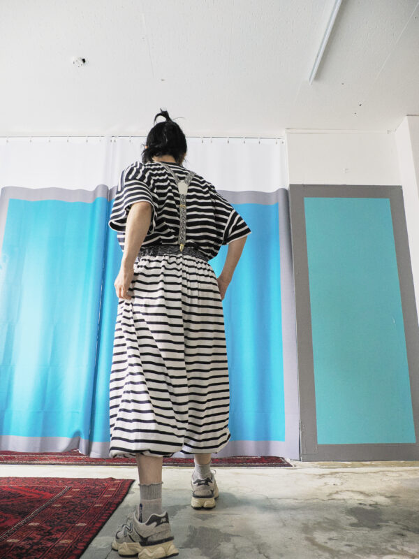Marina Gathered Pants Fresh Navy [Limited time Reservation Product] - 画像 (9)