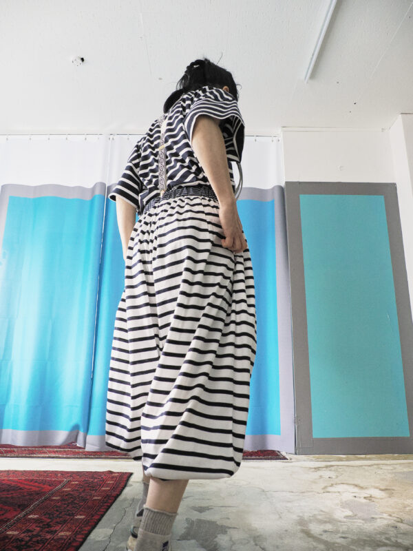 Marina Gathered Pants Fresh Navy [Limited time Reservation Product] - 画像 (8)