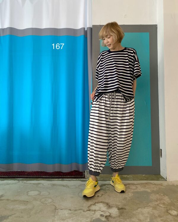 Marina Gathered Pants Fresh Navy [Limited time Reservation Product] - 画像 (17)