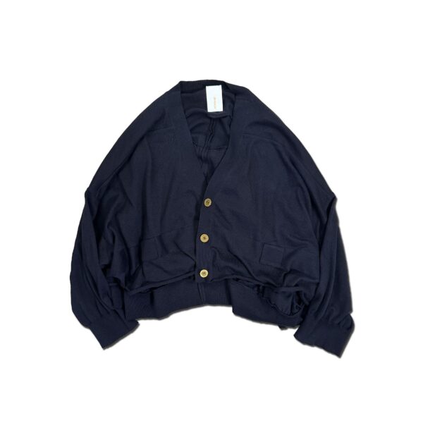 Cropped Knit Cardi  Black [Limited Quantity Riservation Item]