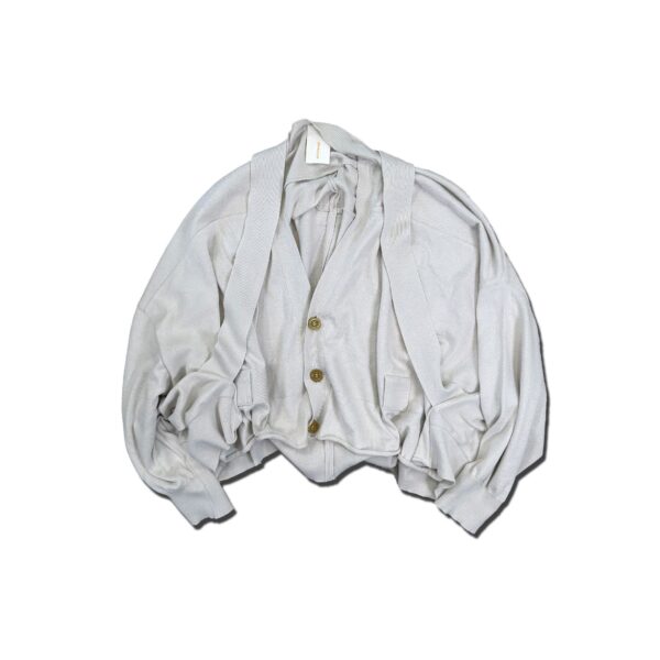 Cropped Knit Cardi  Off-White [Limited Quantity Riservation Item] - 画像 (6)