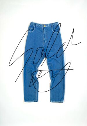 "Motteke Droboo!"DENIM PANTS #003 light blue SB size  [Now in Stock!]