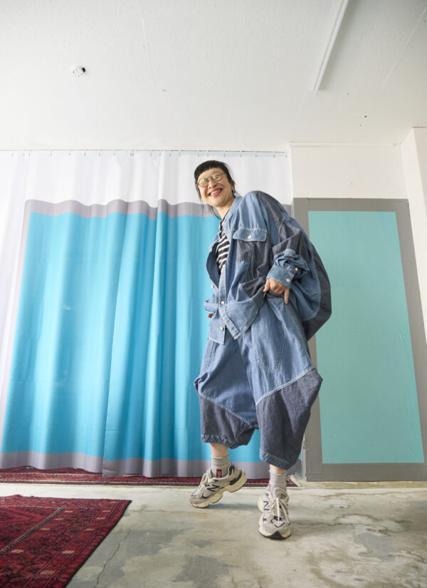 Honeycomb Dungaree Cropped Pants  [Limited Quantity Riservation Item] - 画像 (15)