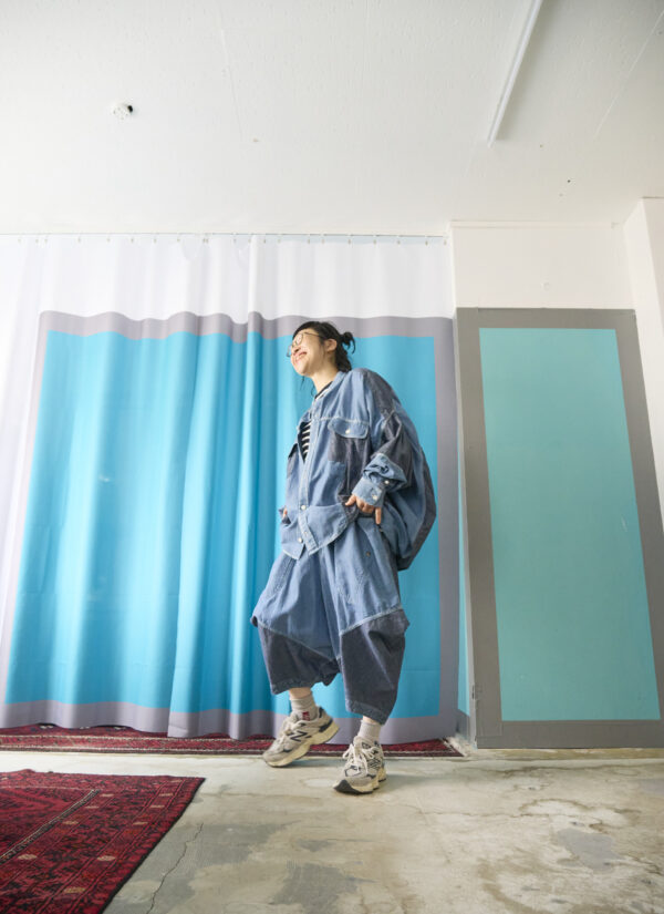 Honeycomb Dungaree Cropped Pants  [Limited Quantity Riservation Item] - 画像 (19)