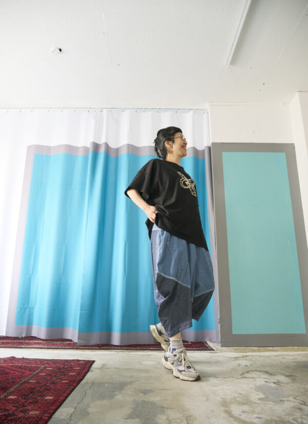 Honeycomb Dungaree Cropped Pants  [Limited Quantity Riservation Item] - 画像 (13)