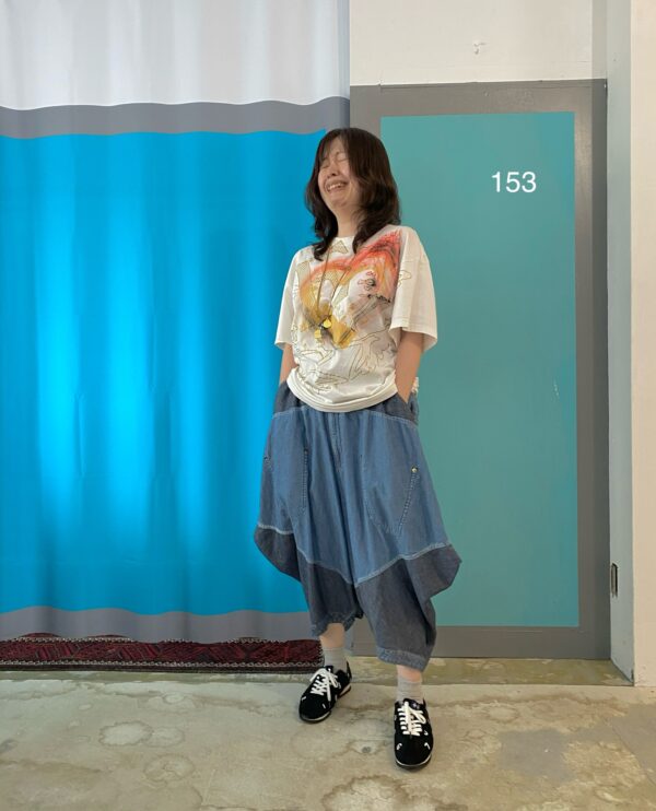 Honeycomb Dungaree Cropped Pants  [Limited Quantity Riservation Item] - 画像 (26)
