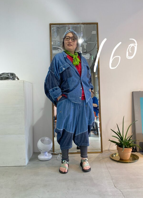 Honeycomb Dungaree Cropped Pants  [Limited Quantity Riservation Item] - 画像 (22)