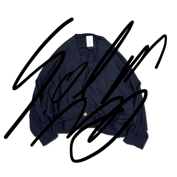 Cropped Knit Cardi  Black [Limited Quantity Riservation Item]