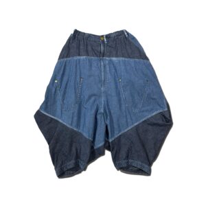 Honeycomb Dungaree Cropped Pants  [Limited Quantity Riservation Item]