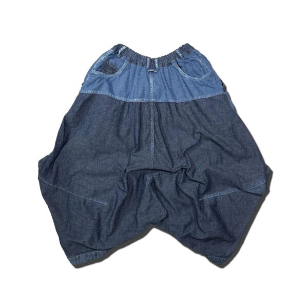 Honeycomb Dungaree Cropped Pants  [Limited Quantity Riservation Item] - 画像 (2)