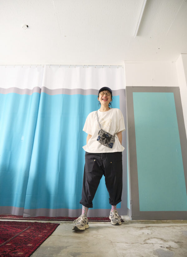 Hand made Chikuchiku Pouch [limited edition of 1 pieces Now in stock!] - 画像 (4)