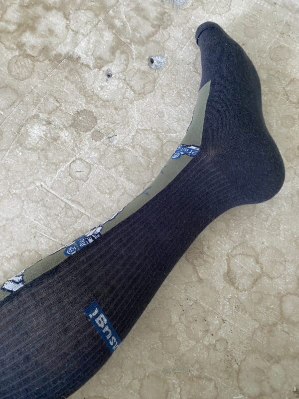 Twist Rope Ribbon High Socks Khaki [Limited Quantity Reservation Item] - 画像 (7)