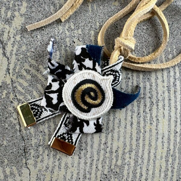 Hand made Soleil Ribbon Necklace [limited edition of 1 pieces Now in stock!] - 画像 (2)