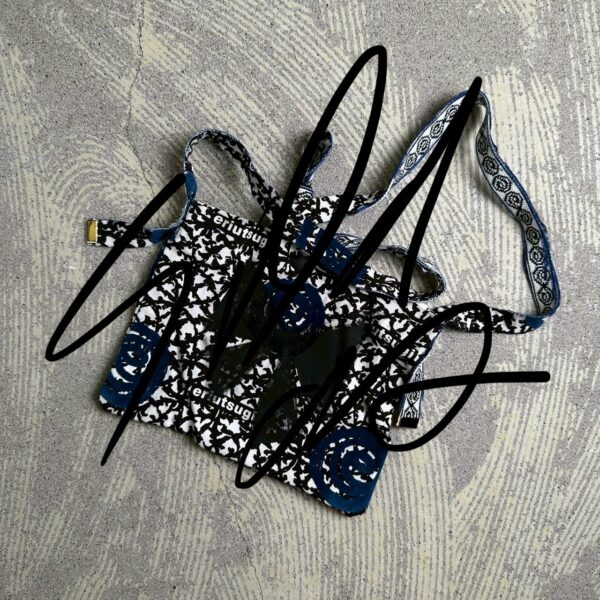 Hand made Chikuchiku Pouch [limited edition of 1 pieces Now in stock!]