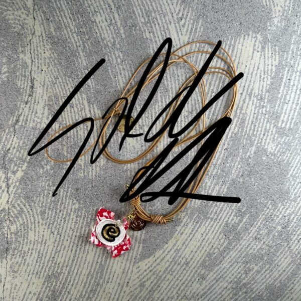 e-coin necklace soleil red [limited edition of 1 pieces Now in stock!]