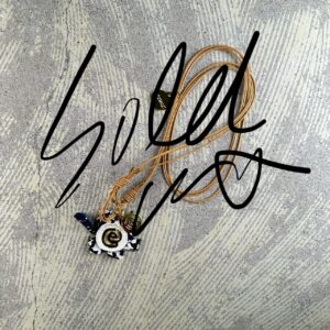 e-coin necklace soleil black [limited edition of 1 pieces Now in stock!]