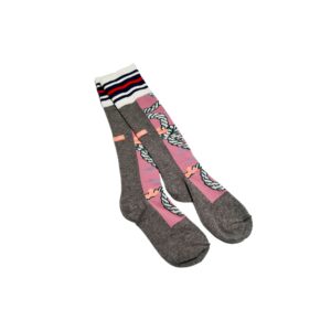Twist Rope Ribbon High Socks Pink [Limited Quantity Reservation Item]