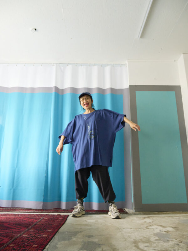 Handpainted Tee sizeSB strait blue [limited edition of 1 pieces Now in stock!] - 画像 (9)