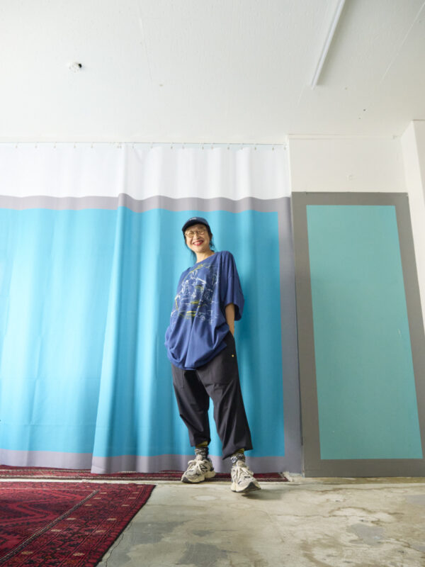 Handpainted Tee  sizeSB strait blue [limited edition of 1 pieces Now in stock!] - 画像 (10)