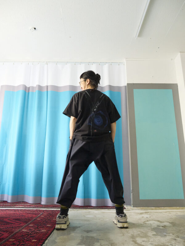 Handpainted Tee  size01 black [limited edition of 1 pieces Now in stock!] - 画像 (11)