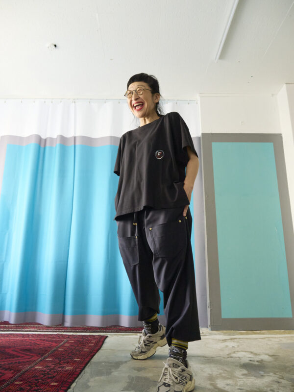 Handpainted Tee  size01 black [limited edition of 1 pieces Now in stock!] - 画像 (9)