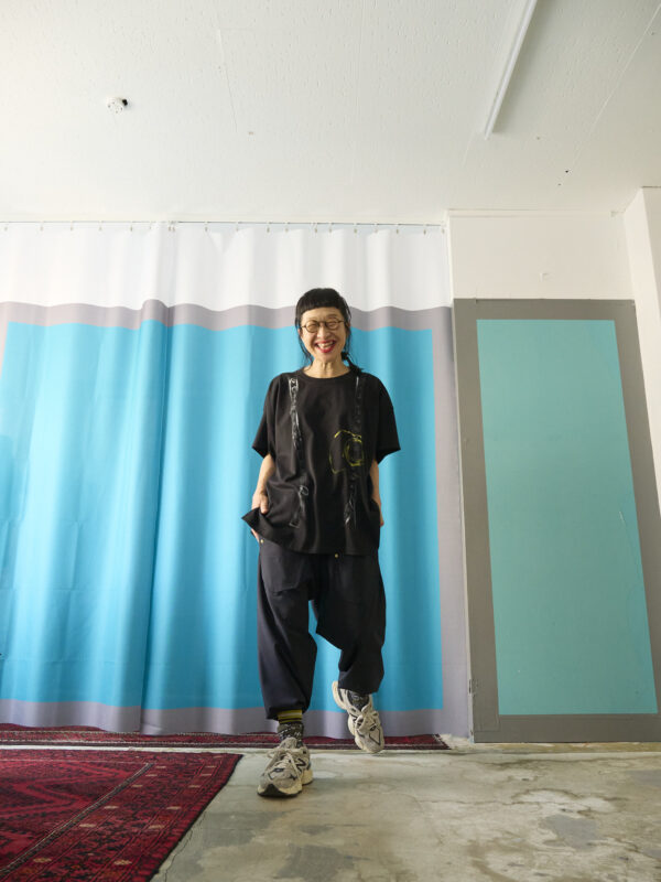 Handpainted Tee sizeF black [limited edition of 1 pieces Now in stock!] - 画像 (8)