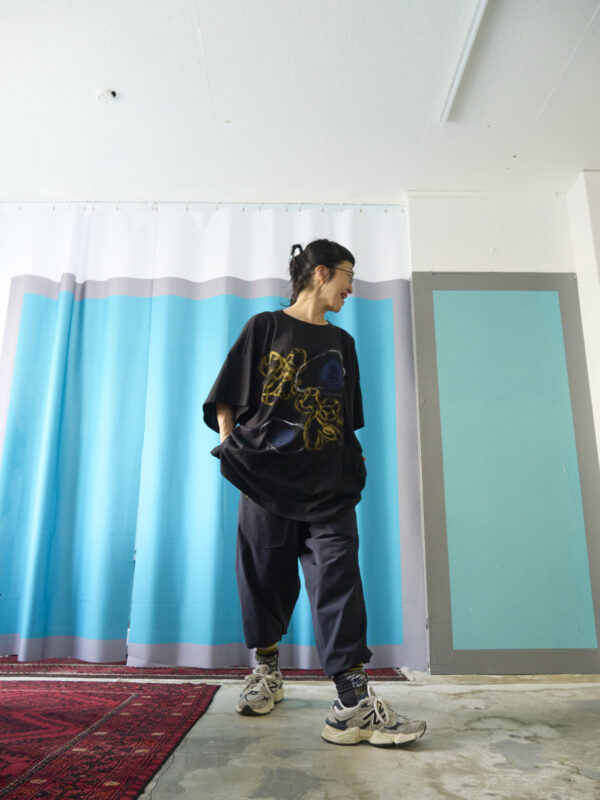 Handpainted Tee sizeSB black [limited edition of 1 pieces Now in stock!] - 画像 (8)
