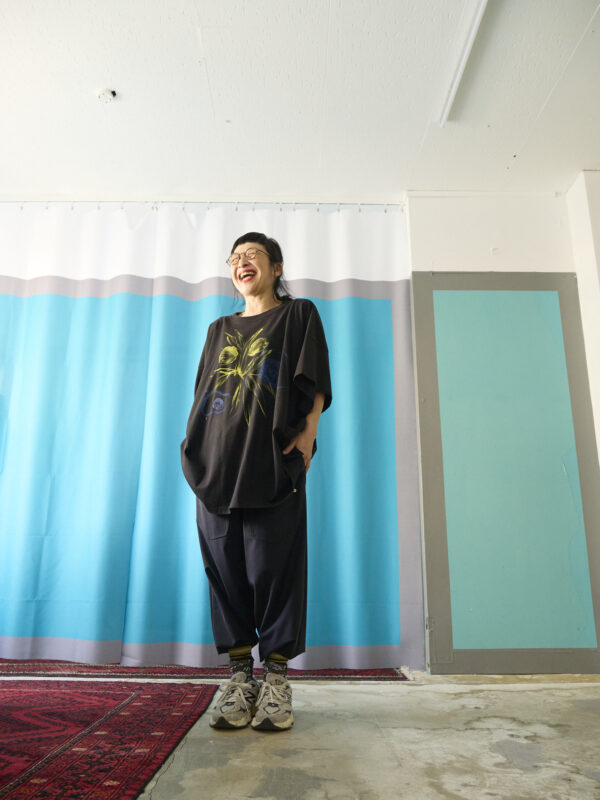 Handpainted Tee  sizeSB black[limited edition of 1 pieces Now in stock!] - 画像 (9)