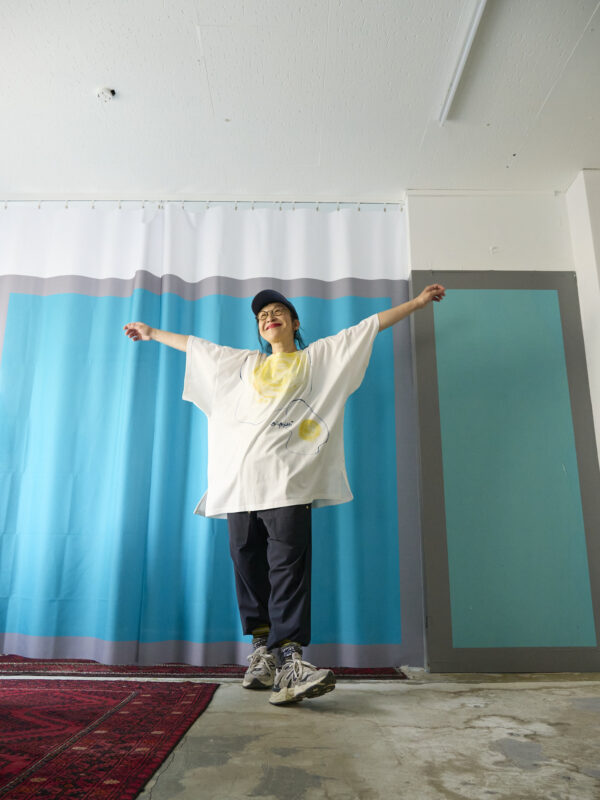 Handpainted Tee sizeSB white [limited edition of 1 pieces Now in stock!] - 画像 (11)