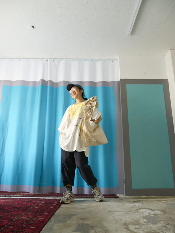 Upcycled Bag Frilled Ecru [limited edition of 1 pieces Now in stock!] - 画像 (10)
