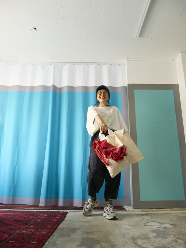 Upcycled Bag Frilled Rose [limited edition of 1 pieces Now in stock!] - 画像 (16)
