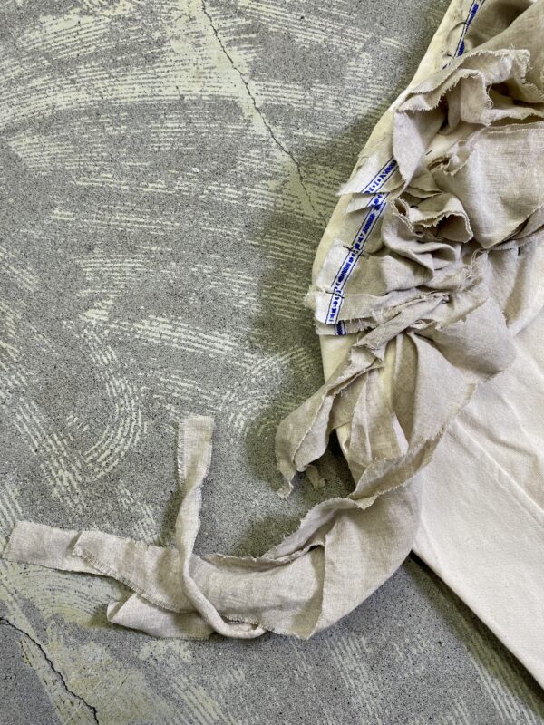 Upcycled Bag Frilled Ecru [limited edition of 1 pieces Now in stock!] - 画像 (7)