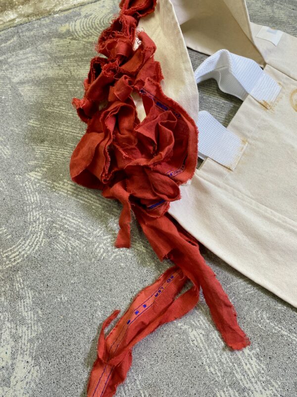 Upcycled Bag Frilled Rose [limited edition of 1 pieces Now in stock!] - 画像 (5)