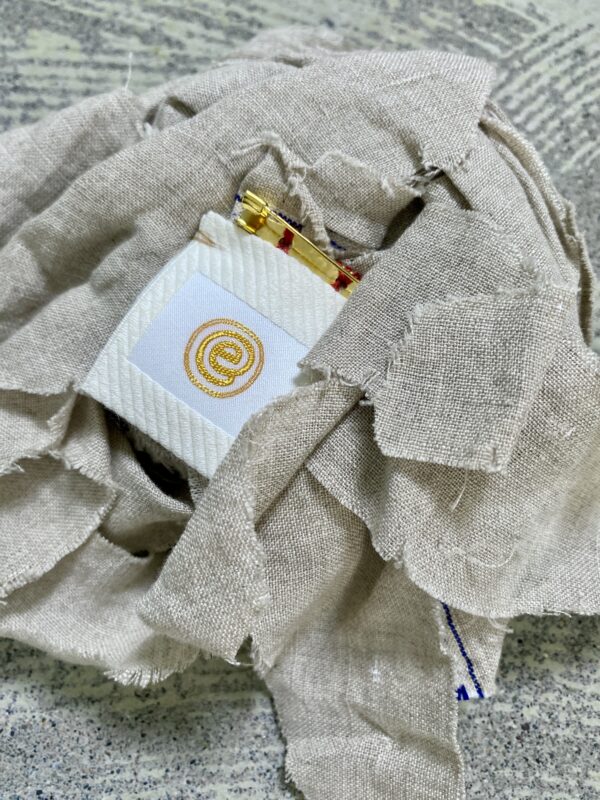 Upcycled  Accessories Upcycled Rrose pin [limited edition of 1 pieces Now in stock!] - 画像 (4)