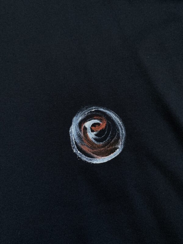 Handpainted Tee  size01 black [limited edition of 1 pieces Now in stock!] - 画像 (4)