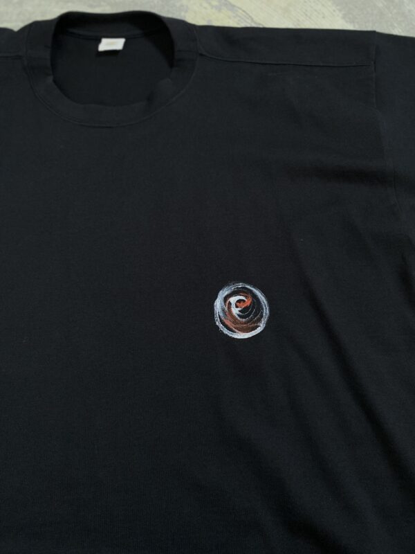 Handpainted Tee  size01 black [limited edition of 1 pieces Now in stock!] - 画像 (8)