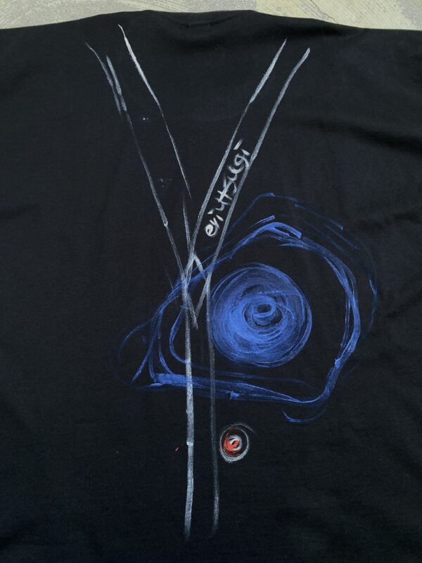 Handpainted Tee  size01 black [limited edition of 1 pieces Now in stock!] - 画像 (7)