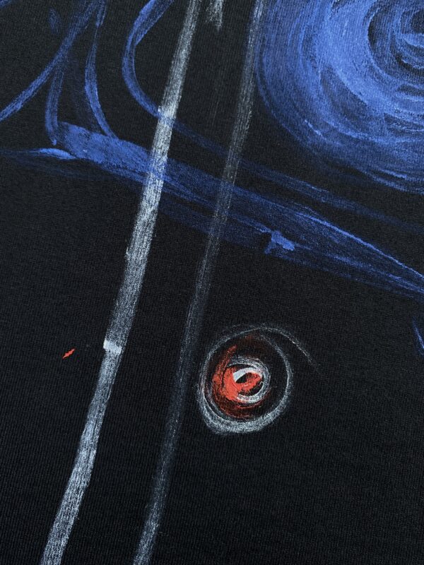 Handpainted Tee  size01 black [limited edition of 1 pieces Now in stock!] - 画像 (5)