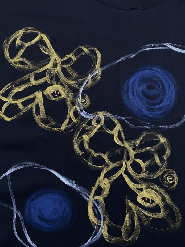 Handpainted Tee sizeSB black [limited edition of 1 pieces Now in stock!] - 画像 (4)