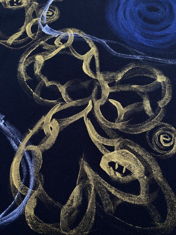 Handpainted Tee sizeSB black [limited edition of 1 pieces Now in stock!] - 画像 (6)