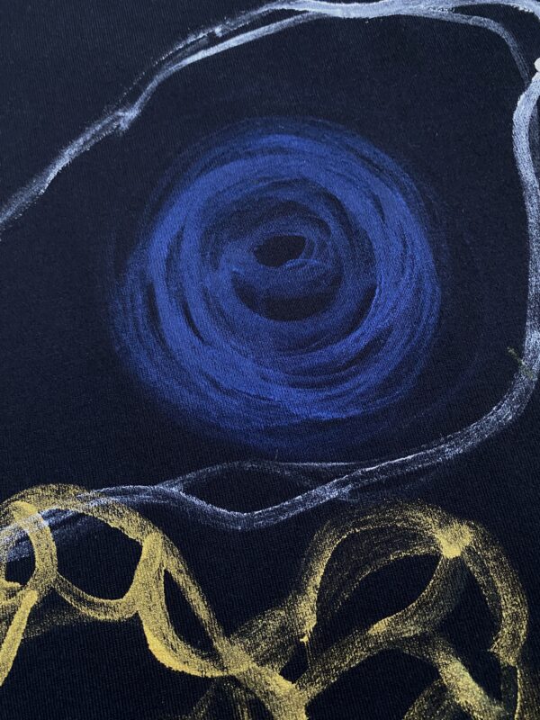 Handpainted Tee sizeSB black [limited edition of 1 pieces Now in stock!] - 画像 (5)